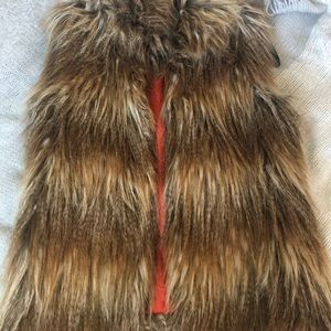 Jack brand faux fur vest SIZE S
